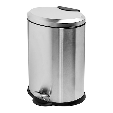 Honey-Can-Do TRASH CAN OVAL SS 3.2GAL TRS-01447